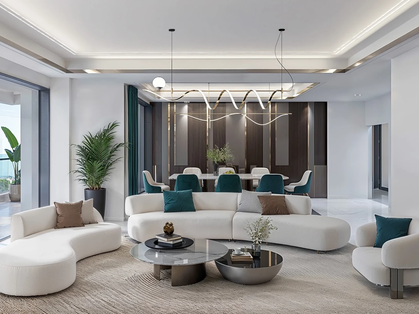 The Opal living spaces