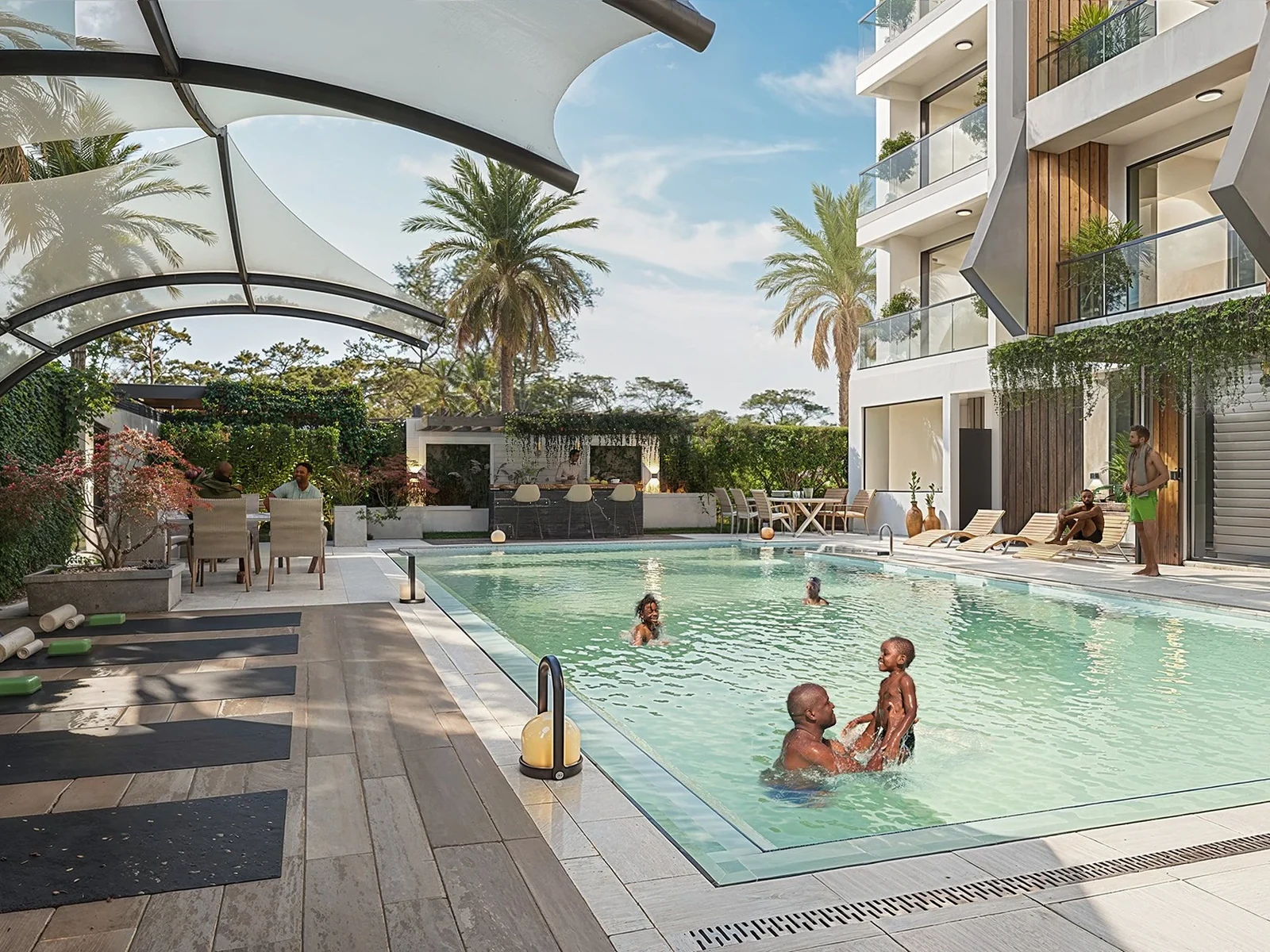 The Opal — Poolside