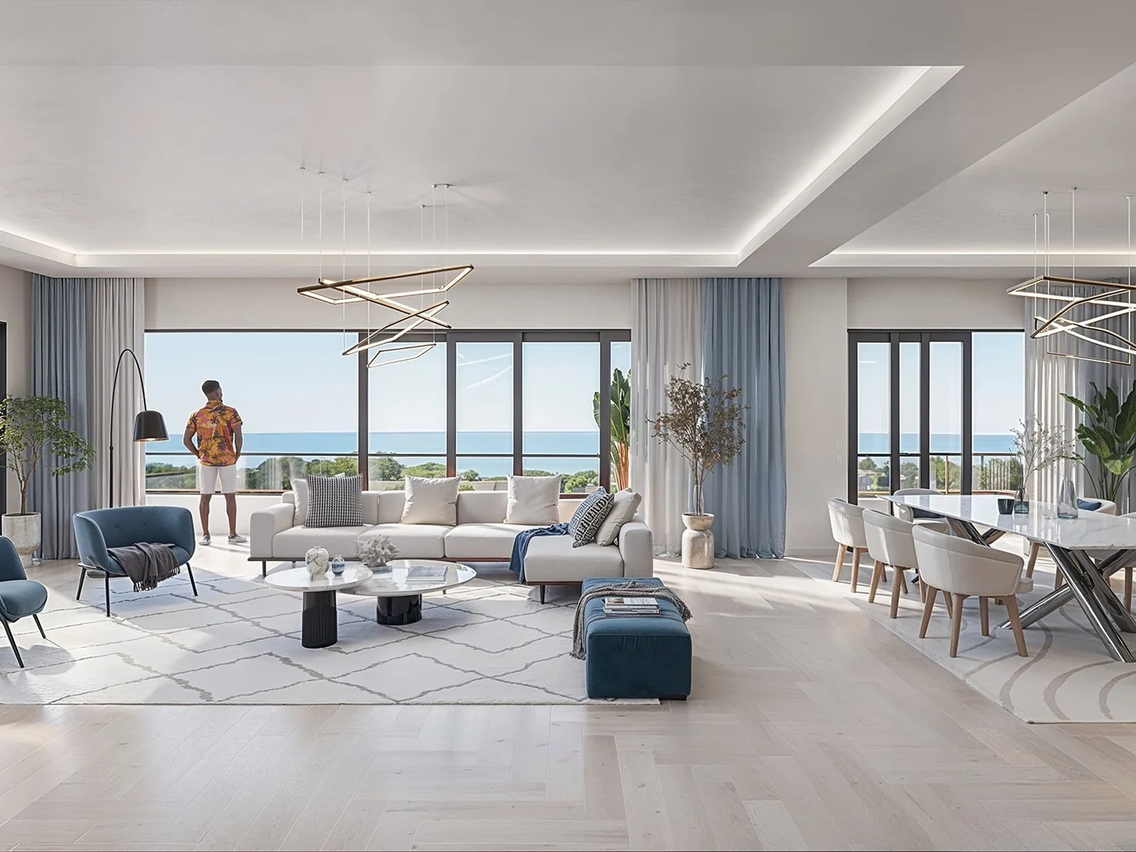 Wavecrest Residency living spaces